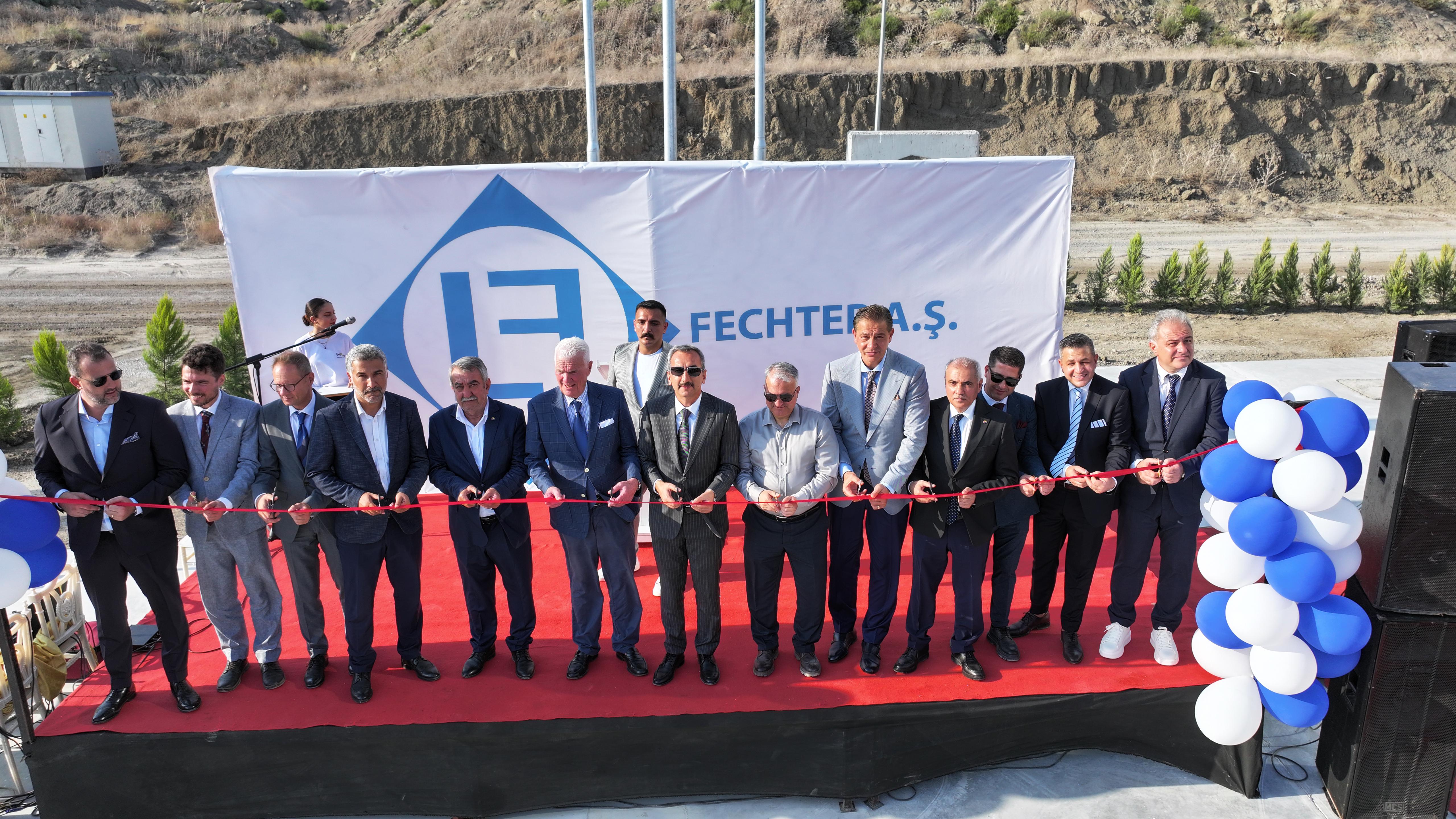 Fechter Enerji Mikronize Fabrikası Düzenlenen Törenle Faaliyete Başladı