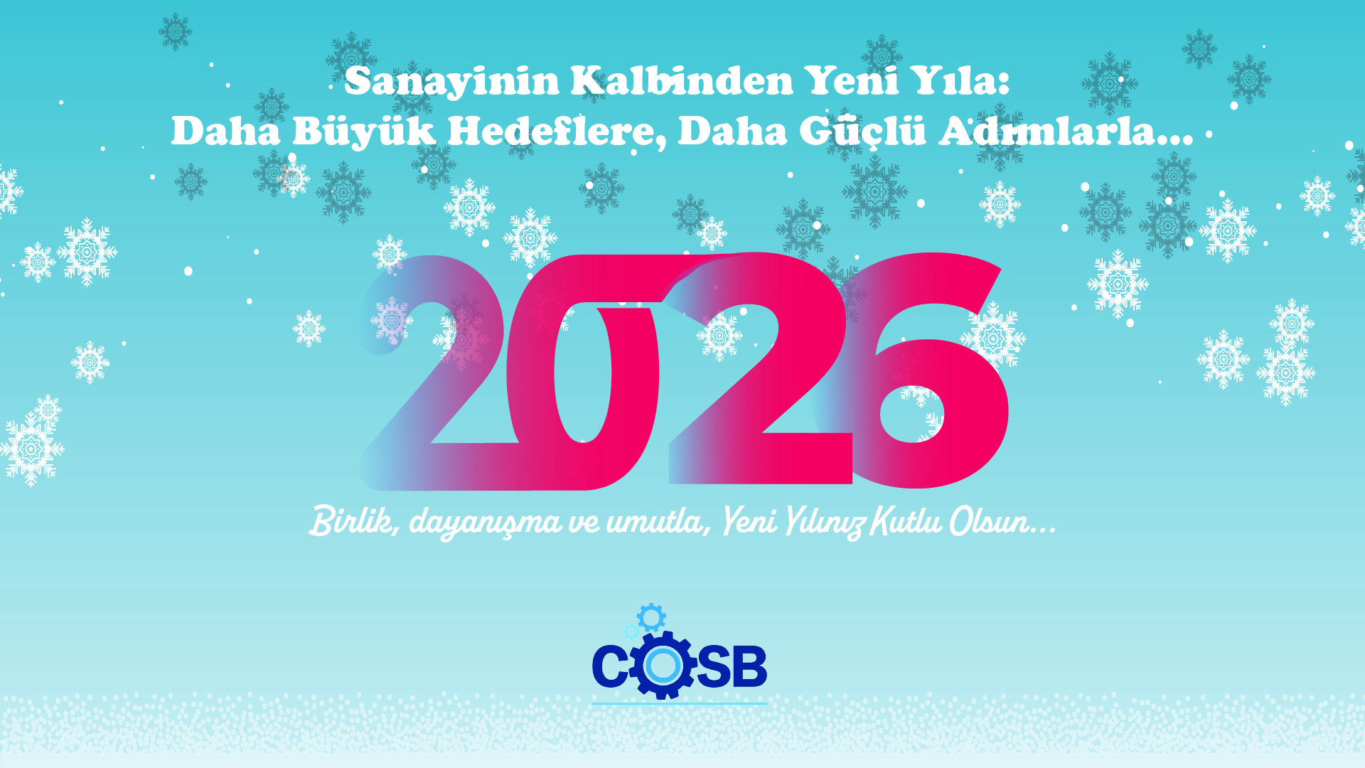 Yeni Yılınız Kutlu Olsun